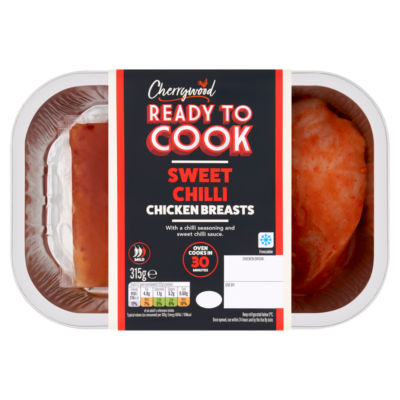 Cherrywood Sweet Chilli Chicken Breasts 315g