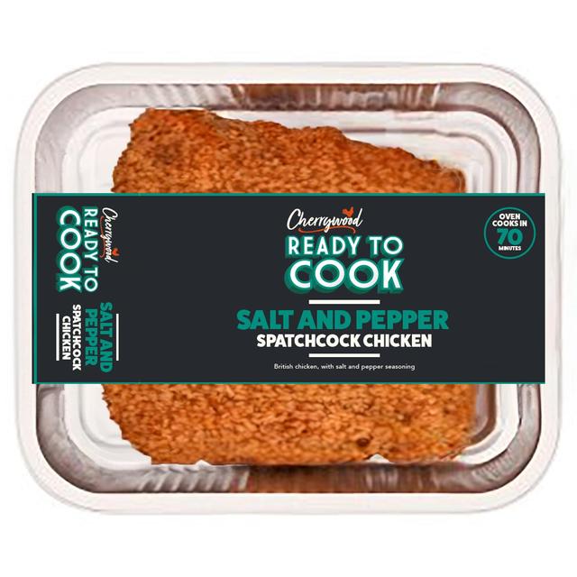 Cherrywood Farm Salt & Pepper Spatchcock Chicken  1.1kg