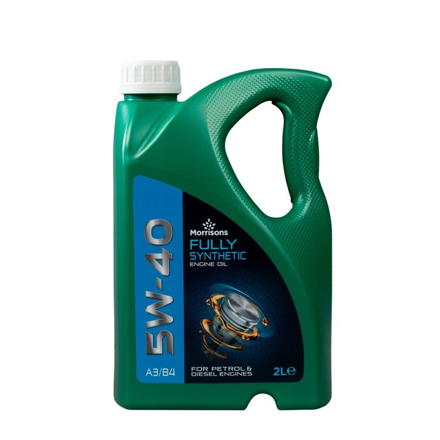 Morrisons 5W-40 A3/B4 Fully Synthetic Oil 2L