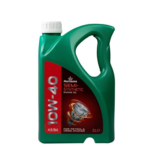 Morrisons 10W-40 A3/B4 Semi Synthetic Oil  2L