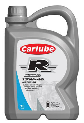 Carlube Triple R 15w40 High Mileage Oil 2L