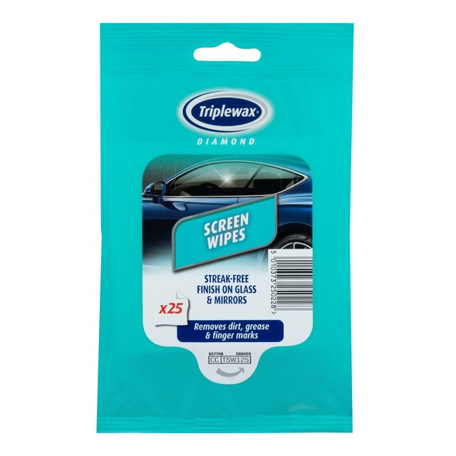 Triple Wax Screen Wipes 10 per pack