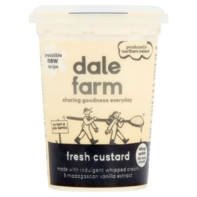 Dale Farm Fresh Custard with Madagascan Vanilla