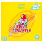 Dale Farm Polly Pineapple Ice Lollies 8x480ml