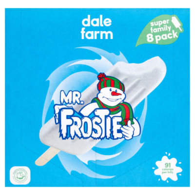 Dale Farm 8 Mr. Frostie Vanilla Milk Ice Cream Lollies