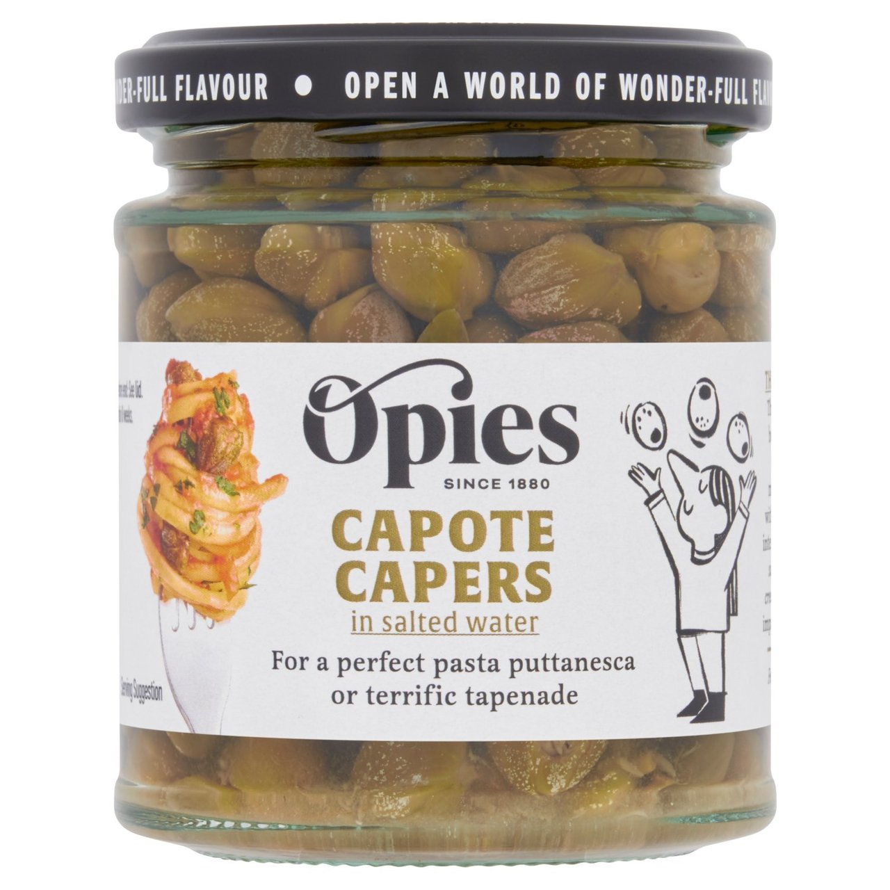 Opies Organic Capers in Spirit Vinegar