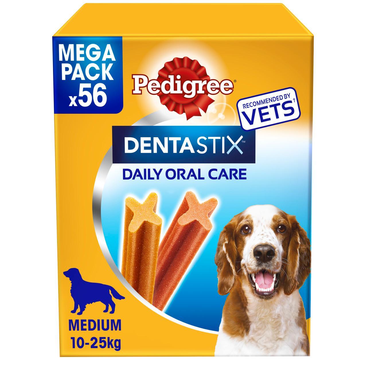 Pedigree Dentastix Daily Adult Medium Dog Treat Dental Chews 56 Pack