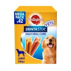 Pedigree Dentastix Daily Adult Large Dog Treats Dental Sticks x42 1.62kg