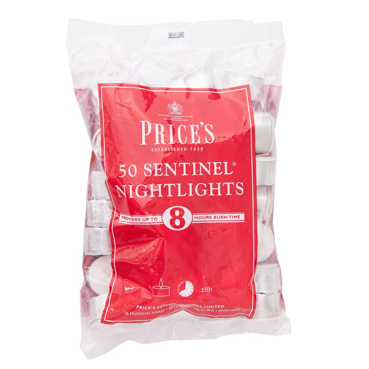 Price's Candles 8 Hour Sentinel Nightlights