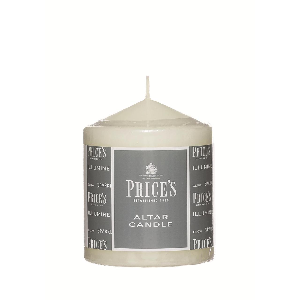 Price's Altar Candle Ivory 100 x 80 mm 