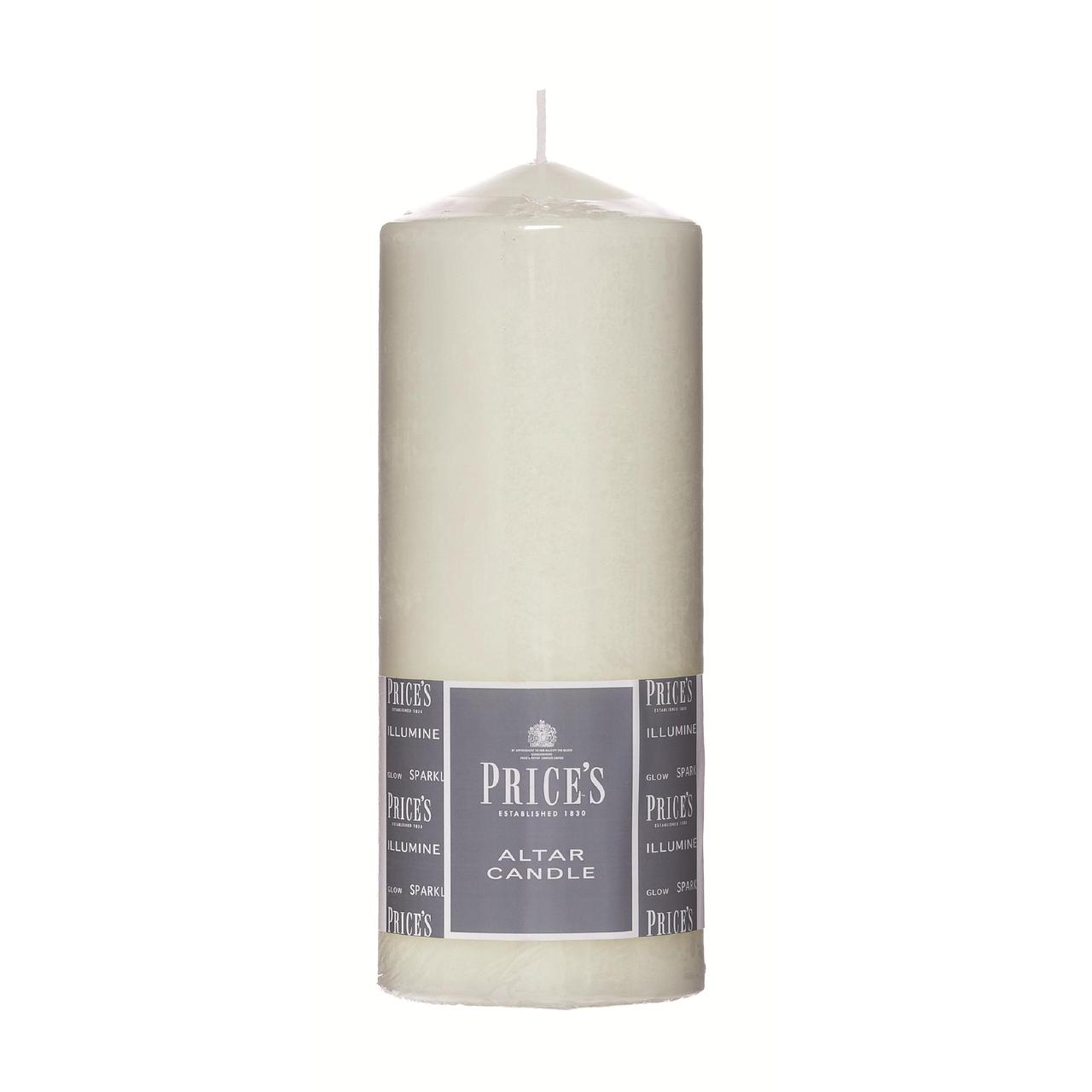 Price's Altar Candle Ivory 200 x 80 mm 