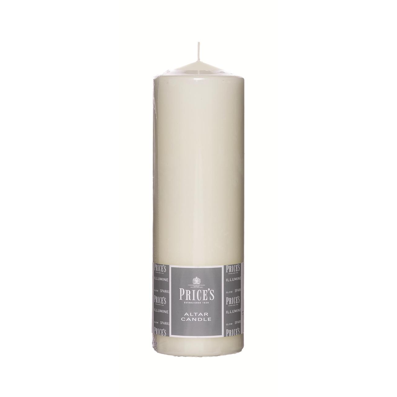 Price's Altar Candle Ivory 250 x 80 mm 