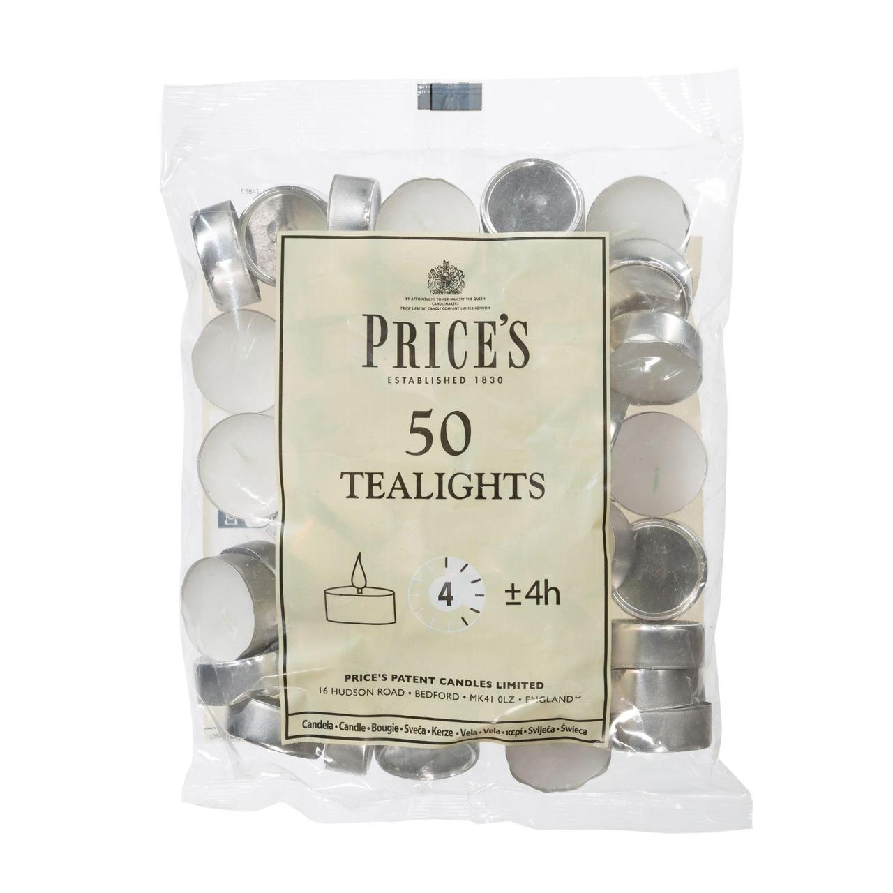 Price's White Tealights