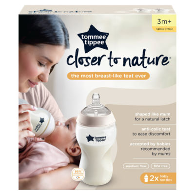 Tommee Tippee Closer to Nature Baby Bottle (3m+) – Ollie the Owl