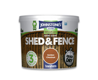 Johnstone's One Coat Shed & Fence 5l - Golden Chestnut