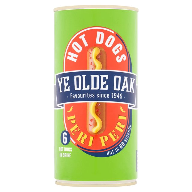 Ye Olde Oak Peri Peri Hot Dogs  560g