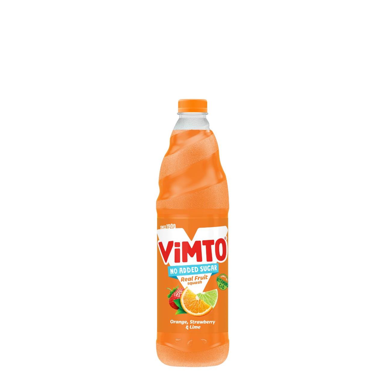 Vimto Remix Orange, Strawberry & Lime Real Fruit Squash 1L