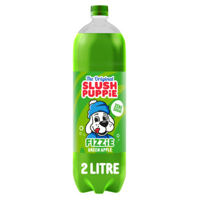 Slush Puppie The Original Fizzie Green Apple 2 Litre