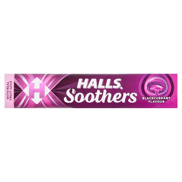 Halls Soothers Blackcurrant Throat Sweet 45g