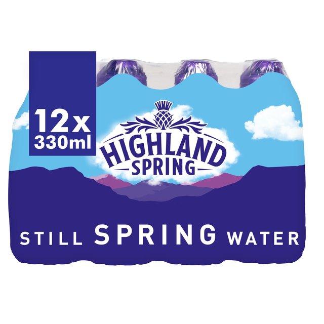 Highland Spring Still Spring Water Bottles