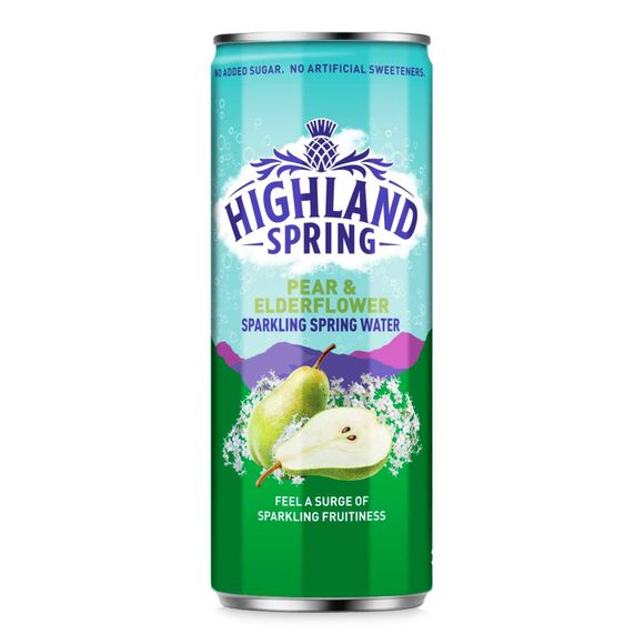 Highland Spring Sparkling Pear & Elderflower