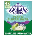 Highland Spring Sparkling Water Pear & Elderflower