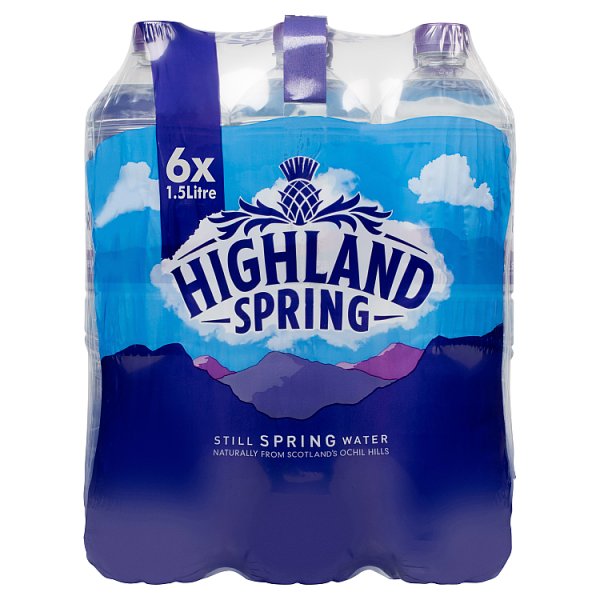 Highland Spring Still Spring Water 6 x 1.5L