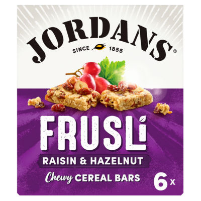 Jordans Frusli Raisins & Hazelnuts Chewy Cereal Bars