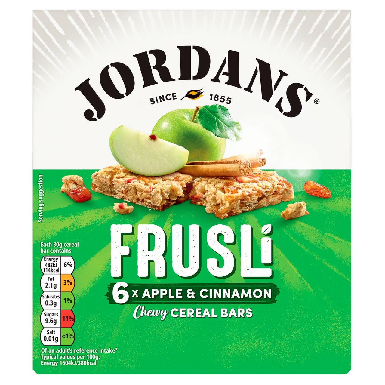 Jordans Frusli Apple & Cinnamon Cereals Bars