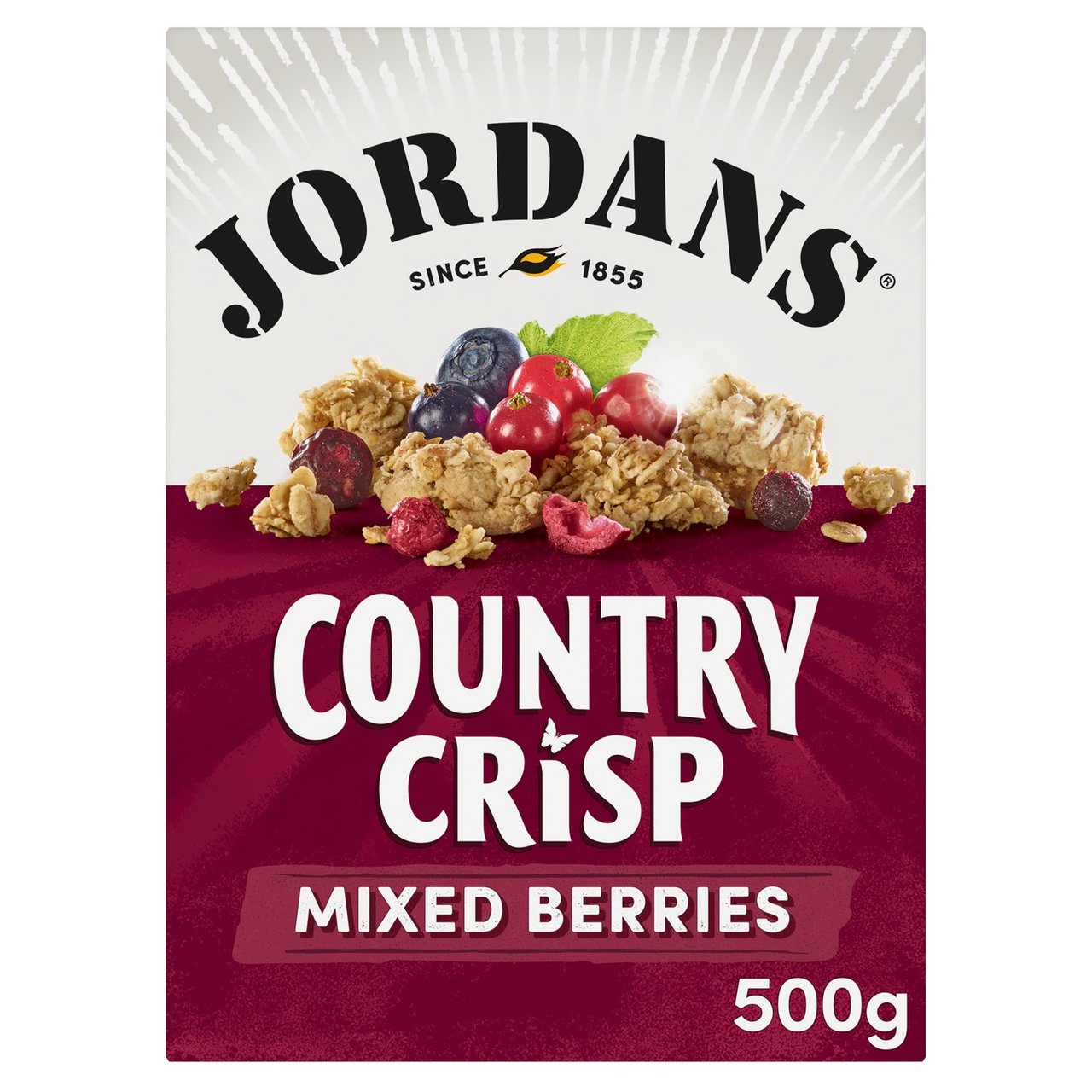 Jordans Country Crisp Breakfast Cereal with Mixed Berries 500g