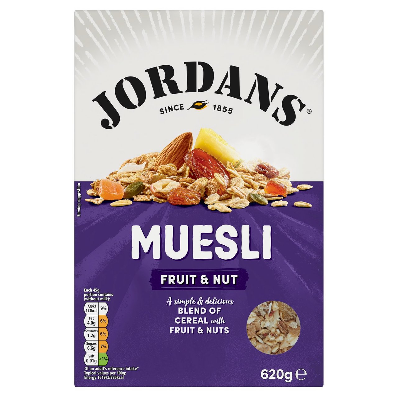 Jordans Fruit & Nut Muesli Breakfast Cereal