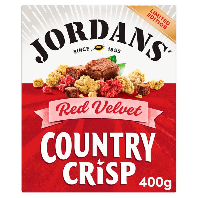 Jordans Country Crisp Limited Edition Red Velvet Breakfast Cereal  400g