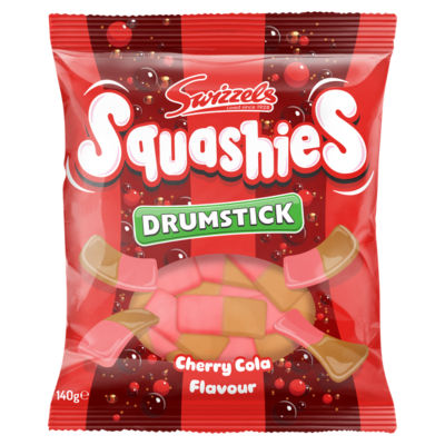 Swizzels Squashies Cherry Cola Flavour Drumstick 140g