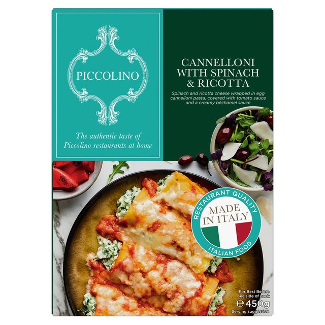 Piccolino Cannelloni With Spinach & Ricotta 450g