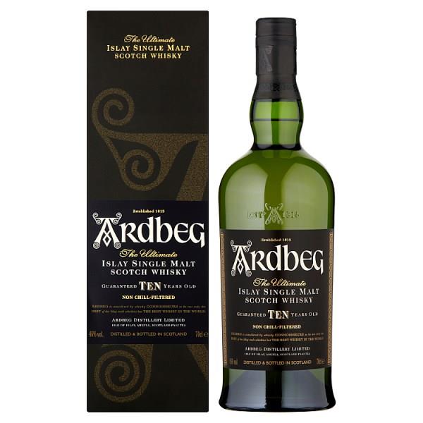 Ardbeg 10 Year Old Single Malt Scotch Whisky  70cl