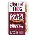 The Jolly Hog Pork & Caramelised Onion Sausages x6 400g