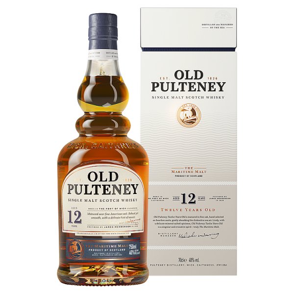 Old Pulteney Single Malt Scotch Whisky 12 Years Old