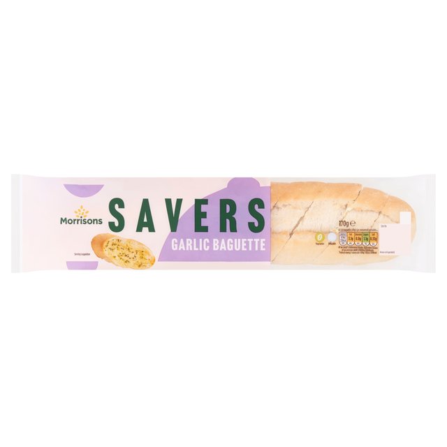 Morrisons Savers Garlic Baguette  170g