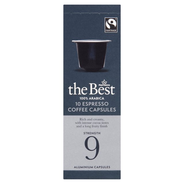 Morrisons The Best Fairtrade Espresso Pods 54G 54g