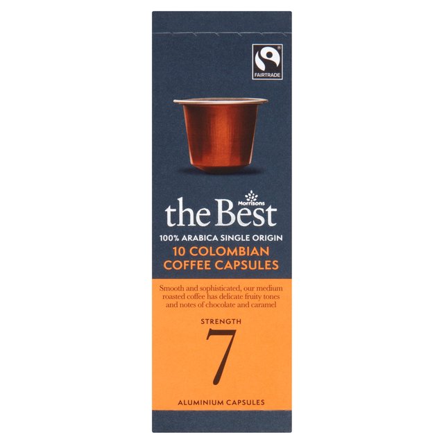 Morrisons The Best Fair Trade Colombian Pods 54g