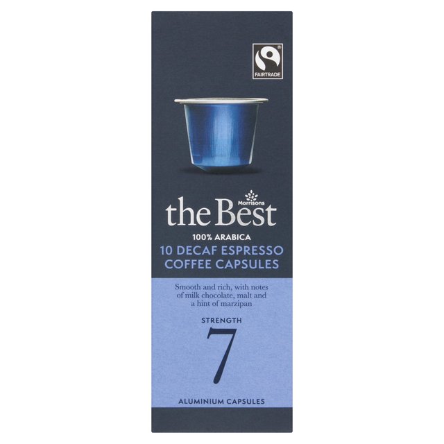 Morrisons The Best Fair Trade Decaf Pods 54g