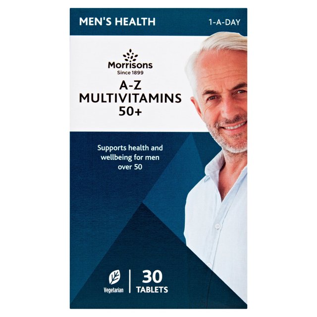 Morrisons Men's A - Z 50+ Vitamins  30 per pack