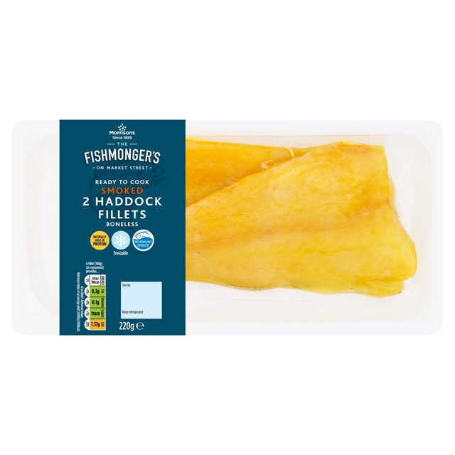 Morrisons Market Street 2 Smoked Haddock Fillets 220g