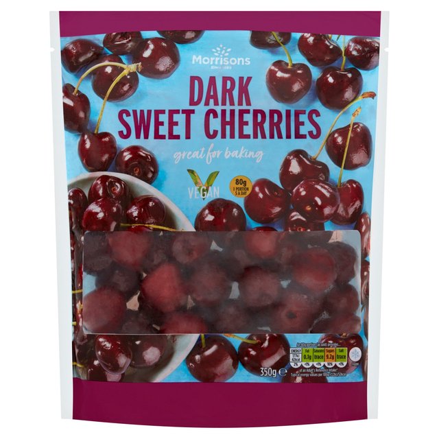 Morrisons Dark Sweet Cherries  350g