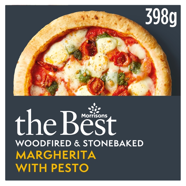 Morrisons The  Best Margherita & Pesto Pizza 398g