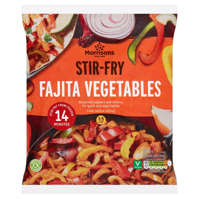 Morrisons Stir Fry Fajita Vegetable Mix  500g