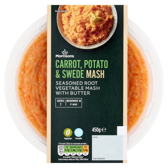 Morrisons Carrot, Potato & Swede Mash 450g