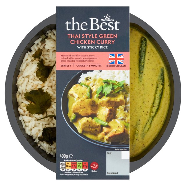 Sainsbury's thai green curry cheap ready meal