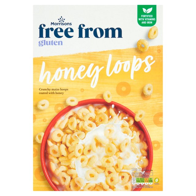 Morrisons Free From Honey Hoops Cereal 300g - HelloSupermarket