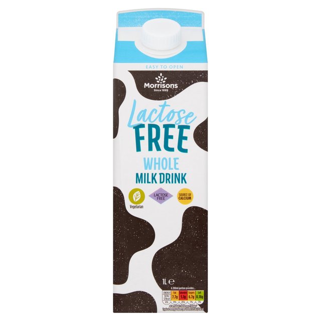 Morrisons Lactose Free Whole Milk  1L